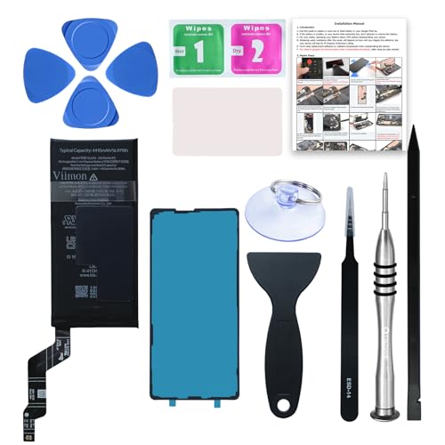 Viimon for Pixel 6a Battery Replacement Kits (New Upgraded) Compatible with Google Pixel 6a 6.1 Model GX7AS GB62Z G1AZG with Adhesive Manual and Repair Tool Kits
