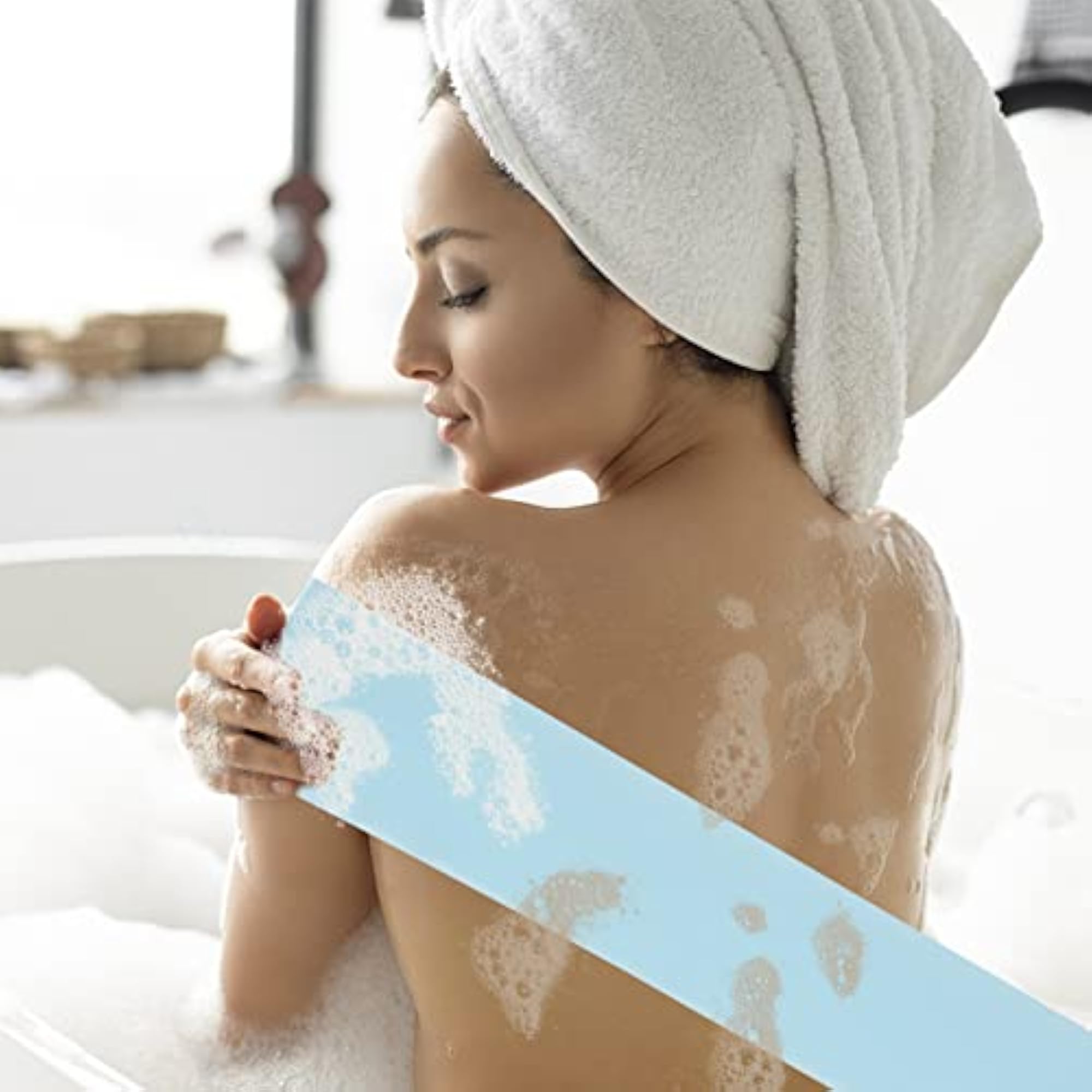 3Pcs Shower Towel Back Scrubber Strap Exfoliator