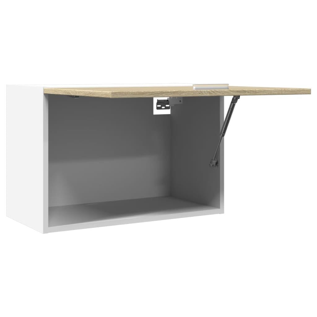 vidaXL Hängeschrank Lyon Sonoma-Eiche 60x31x40 cm Holzwerkstoff, Küche Schrank, Einbauküche, Küchenzeile, Küchenmöbel, Oberschrank, Küchenschrank