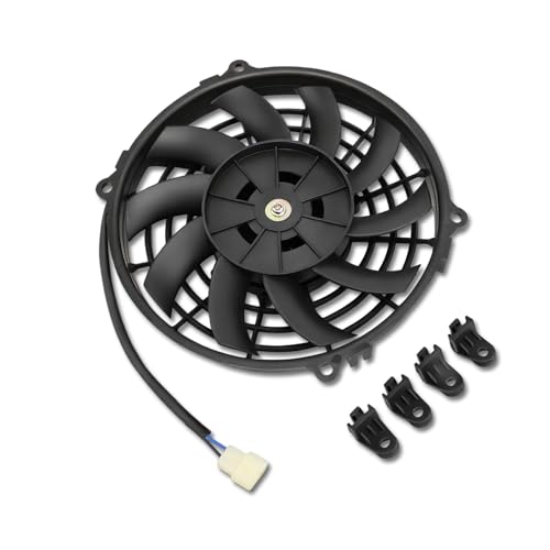 Image of PowerMotor 9" Inch Electric Radiator Cooling Fans Replacement for Universal