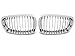 Shop Import Paire de grilles de calandre pour - Serie 1 E87/E81/E82/E88 07-13 Chrome