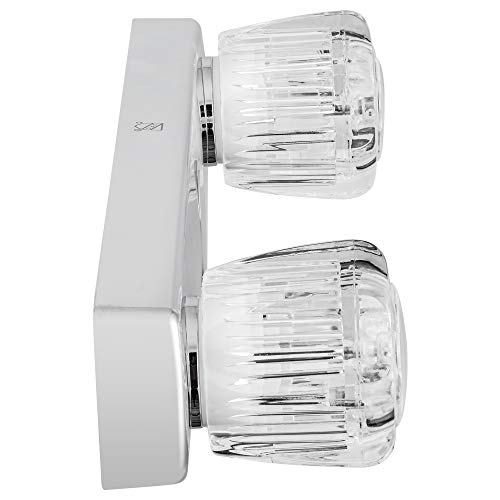 Dura Faucet Economical Shower Faucet With Classic Clear Acrylic Knobs (Chrome Polished) #TOP3