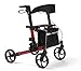 Produktbild FabaCare Rollator Quava, Leichtgewichtrollator, faltbar, Rot