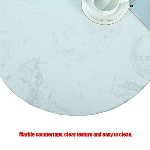 Table d'appoint gigogne structure en métal et marbre premium - 4