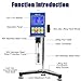 Digital Rotary Viscometer with LED Display & Adjustable Stand, High Accuracy for Various Fluids, for Lab and Industrial Use NDJ-5S