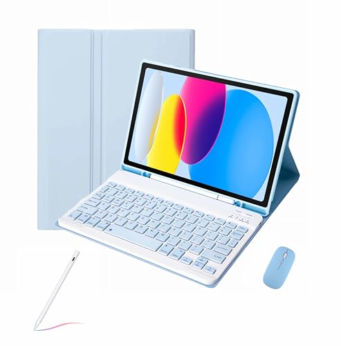 WxfTnix L[{[hP[XΉ@ iPad Pro 13(M4) 2024 (A2925 A2926 A3007)- EBluetooth L[{[h Ή@ iPad Pro 13 (2024)C}EXL[{[hyVZbg,u[
