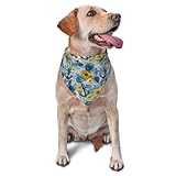 Taille : mesurant 69,8 cm de long et 30 cm de hauteur, cette écharpe jaune à imprimé ancre de marguerite s'adapte à différentes races comme bandana pour petit chien ou grand choix de bandanas pour chien, prenant en charge l'utilisation sur les bandanas pour chien garçon, bandana pour chien fille, et les besoins personnalisés de bandana pour chien tout en complétant différents looks d'animaux de compagnie