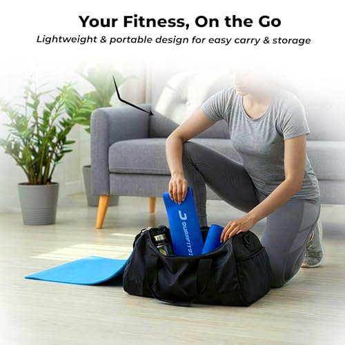 Image of Durafit91 Resistance Bands Set of 1(Extra Heavy Blue), Exercise Thera Band for Men & Women, Natural Latex Stretch Band for Yoga, Pilates, Strength Training,Home Workout,Gym Fitness,Physical Therapy