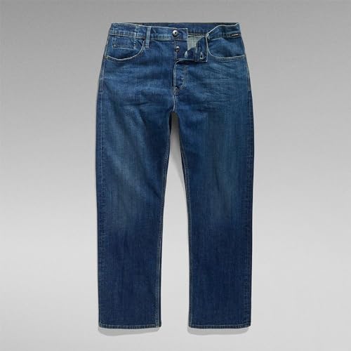 G-STAR Raw - Mens Dakota Regular Straight Jeans, Color Worn in Sentry Blue, Size: 31W x 30L3