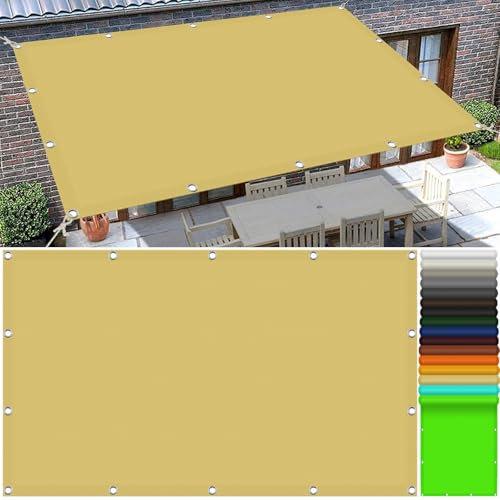 Voile d'ombrage imperméable et anti-vent 5.8x5.8 m haute protection UV