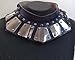 Medieval Steel Gorget Neck Guard SCA LARP Armour 18 Gauge Mild plinted Leather Stainless Steel Cosplay Halloween Costume