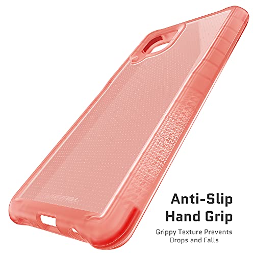 Image of Ghostek COVERT Samsung A42 5G Phone Case with Clear Slim Fit Design and Anti-Slip Grip Bumper Premium Shockproof Drop Protection Thin Protective Cover Designed for 2021 Galaxy A42 5G (6.6 Inch) (Pink)