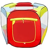 MAIKEHIGH Juego de Pelota para niños, Juego de Pelota Plegable Juego para bebé Tienda de Patio Hexágono portátil Pop Up Ball Pool Interior Casa de Juegos al Aire Libre (Bolas no Incluidas)