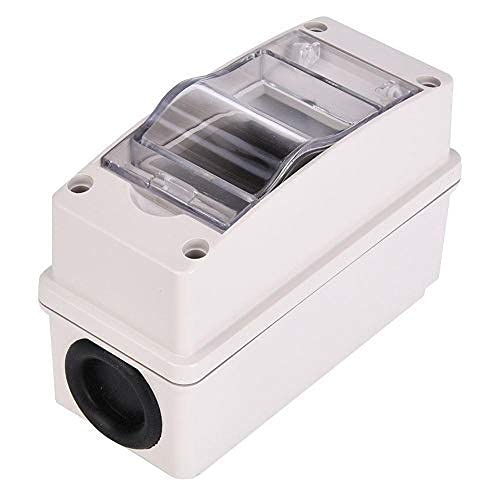 Preisvergleich Produktbild Projektgehäuse, Kunststoffverteiler-Instrumentenkasten IP33-Schutz mit transparenter Abdeckung, hoher Festigkeit und nicht leicht zu verblassen