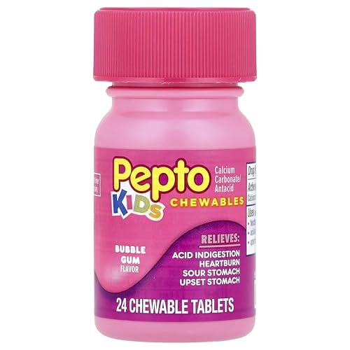 Pepto-Bismol Children's Pepto Bubble Gum - 24 Chewable Tablets - Thumbnail 4