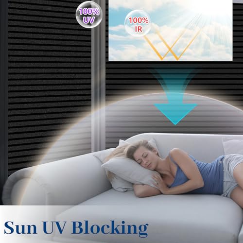 Película para ventana blackout Niviy 35.4 x 78.7 pulgadas miniatura 6