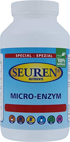Preisvergleich Produktbild Micro Enzym 800 Tabletten Magensaftresistente, Glutenfrei, Laktosefrei und Zuckerfrei (100% natürlich)