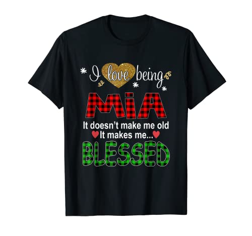Homme I Love Being Mia Christmas Caro Rouge T-Shirt