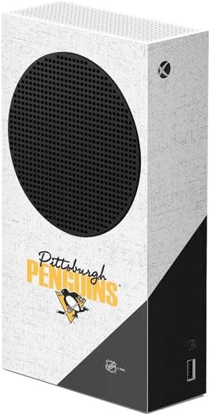 Skinit Decal Gaming Skin Compatible with Xbox Series S Console - Officially Licensed NHL Pittsburgh Penguins Frozen Design