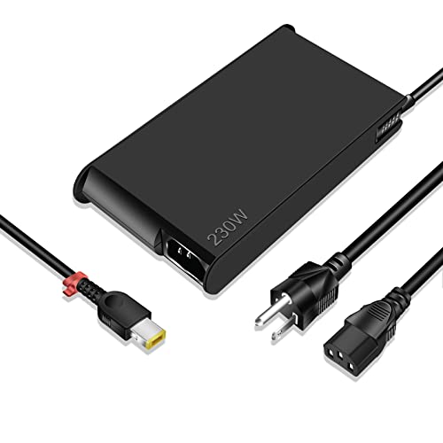 230W Charger for Lenovo Legion 7 5 7i 5i Legion Slim 7 7i 5 5i Lenovo LOQ 15 16 Gaming Laptop Thinkpad P1 ThinkBook 16p Power Supply Adapter Cord by SigdoHoy - Used condition - US$42.09