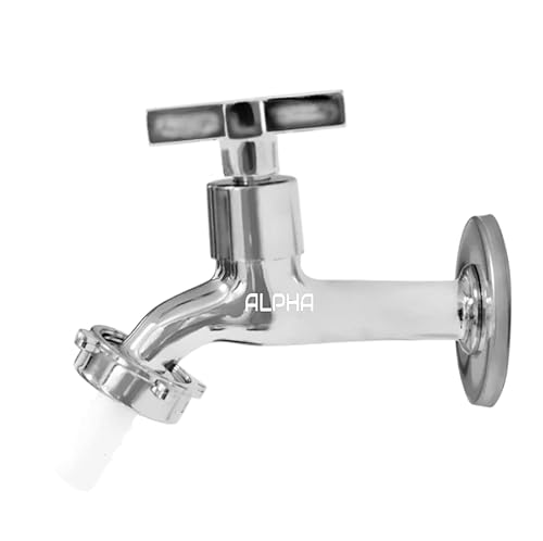 Torneira Para Jardim Tanque Alavanca Metal Cromada 1130 C22 Cor:Prateado