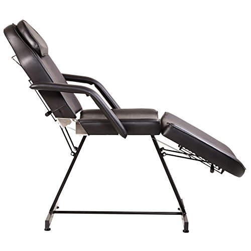 Coldbeauty Adjustable Salon Barber Bed Massage Beauty Bed With Hydraulic Stool Facial Acupuncture Chair #TOP3