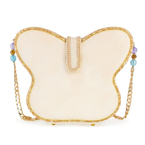 Mary Frances Take Flight Beaded Handbag Butterfly Crossbody Bag, Multicolor2