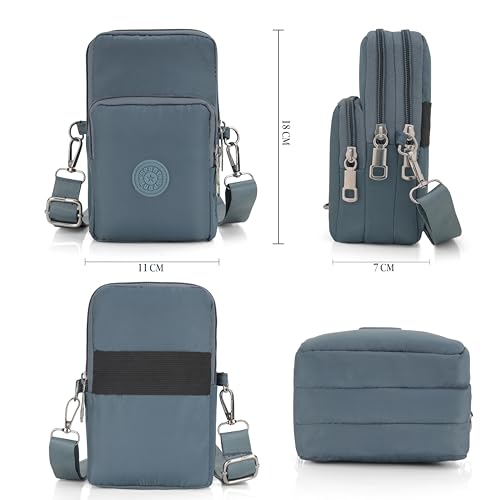 Image of Crossbody Mobile Sling Bag for Women |Stylish Phone Pouch with Detachable Strap & Adjustable Keychain|Mobile Purse|Versatile Mobile Pouch for Women