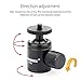 Mini Tripod Ball Head-INNOREL B19 Mount Head-Metal Ballhead 360° Pan 90° Tilt Tripods Mount with 3/8