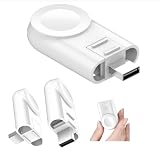 Meenova Adjustable iWatch Charger Compatible with Apple Watch Charger for Travel, Office, Home, Car, Rotating USB A Connector