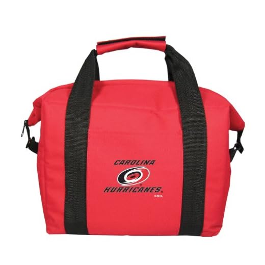 NHL Carolina Hurricanes Soft Sided 12-Pack Cooler Bag