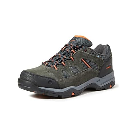 Hi-Tec Men's Banderra Ii Wp Low Rise Hiking Boots, Grey Charcoal Graphite Burnt Orange 51, 9 UK Cover