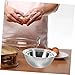 Cabilock 3Pcs Stainless Steel Mixing Bowls Baking Cooking Serving Versatile Kitchen Bowls Easy to Clean Compact Design for All Kitchen Needs