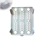 5PCS T Shirt Organizer, Stackable Clothing Organizer for Closet with Interlocking Shelf Dividers, Jean Shirt Folding Board System for Tshirts, Space-Saving Breathable Design for Home (White)