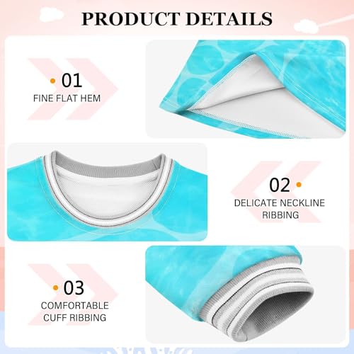 Wave Sea Girls Dresses Long Sleeve Sweatshirt Dress for Girls Winter Toddler Casual A Line Dresses Size 2-8T3