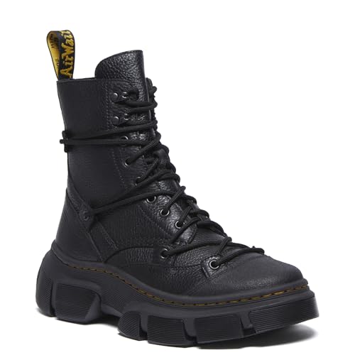 Dr. Martens Dmxl Lace bottines plateforme cuir noir style rock et grunge pour adulte