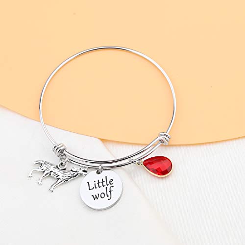 CHOORO Little Wolf Bracelet Wolf Charm Jewelry Little Wolf Gift Wolf Lover Jewelry3