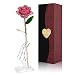 Produktbild Gomyhom Rose, 24k Gold Rose Handgefertigt Konservierte Rose - mit Geschenkbox für Frau Freundin Oma/Valentinstag/Muttertag/Geburtstag/Hochzeitstag/Weihnachten/Jahrestag/Künstliche Rose