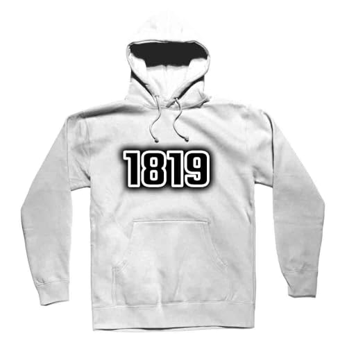 Hoodie 1819 Year white pour vos sorties urbaines décontractées