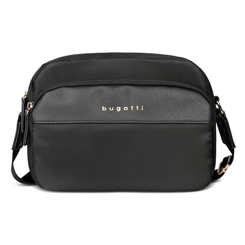 bugatti Mare 2.0 Cross-Body-Tasche für Damen leichte Umhängetasche für Frauen schwarz
