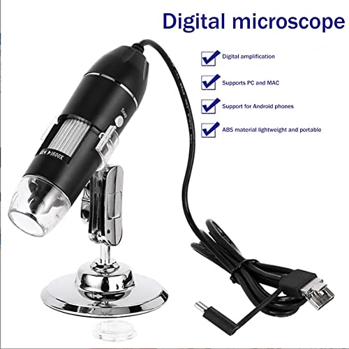 Microscope numérique 1600X USB portable pour soudure électronique et loupe LED - 3