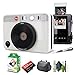 Leica Sofort 2 Hybrid Instant Photo Film and Digital Camera (White) (19188) with LCD Display Bundle with Fujifilm Instant Film 20 Sheets + 128 GB Memory Card + Bag + Cleaning Kit