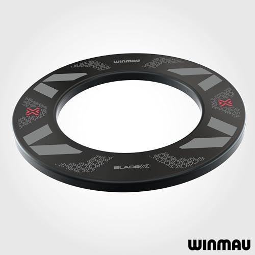 Winmau Blade X Dartboard Surround – 360° Dart Board Wall Protector - Impact-Absorbing Foam - Striking Blade X Dart Board Surround Ring - Professional Darts Accessory - 6