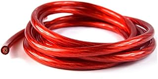 Audiopipe 20' FT 4 GA RED Wire Cable Power Ground Primary AMP Audio