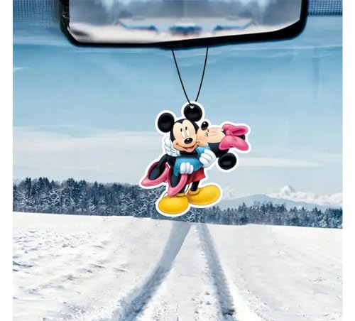 Image of Rawan Fresh Cute Mouse Car Air Freshener, Icy Fresh Scent, White
