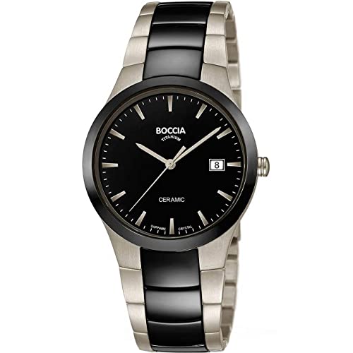 Montre pour hommes Boccia 3639-01 finitions premium en titane