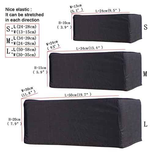 Capa de poeira de amplificador de guitarra capa de poeira de seda de leite elástica com escova de li