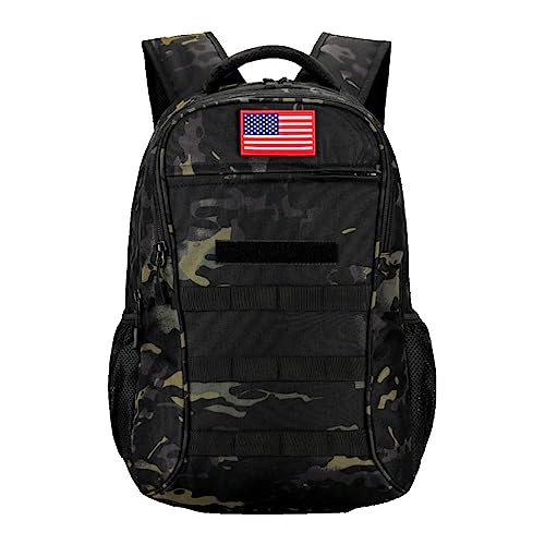 outdoor plus 40L Tactical Camo Boys Backpack for School,Military,USB Port