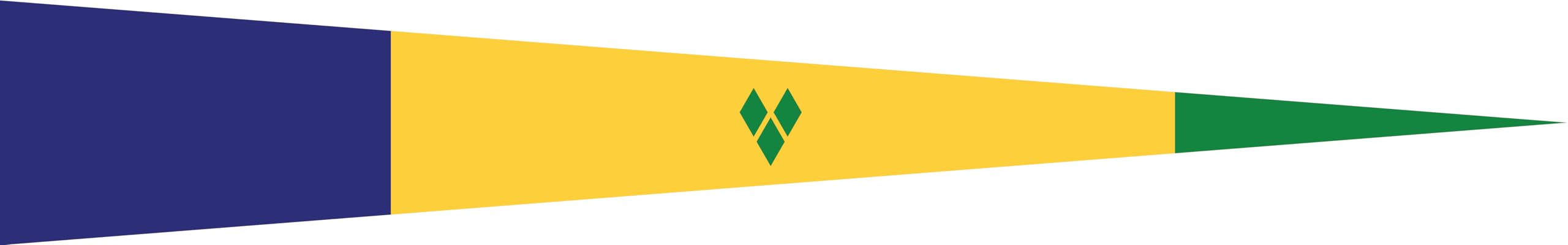 Drapeau St Vincent et les Grenadines 500x300 cm idéal pour grand mât de jardin et fêtes nationales