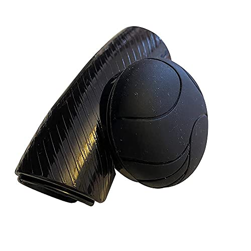 Vinderfine Steering Wheel Knob, No Tool Needed Clip Steering Wheel Spinner Knob, Low Profile Suicide Knob Silicone Surface Metal Bearing For Boat Forklift Car Truck Golf Cart #TOP12
